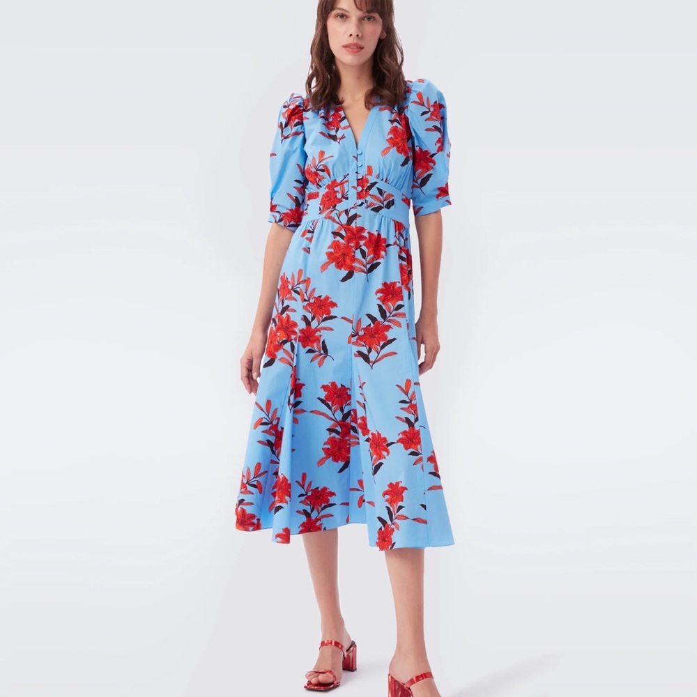 Diane Von Furstenberg Melissa Midi Dress